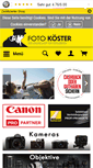 Mobile Screenshot of foto-koester.de